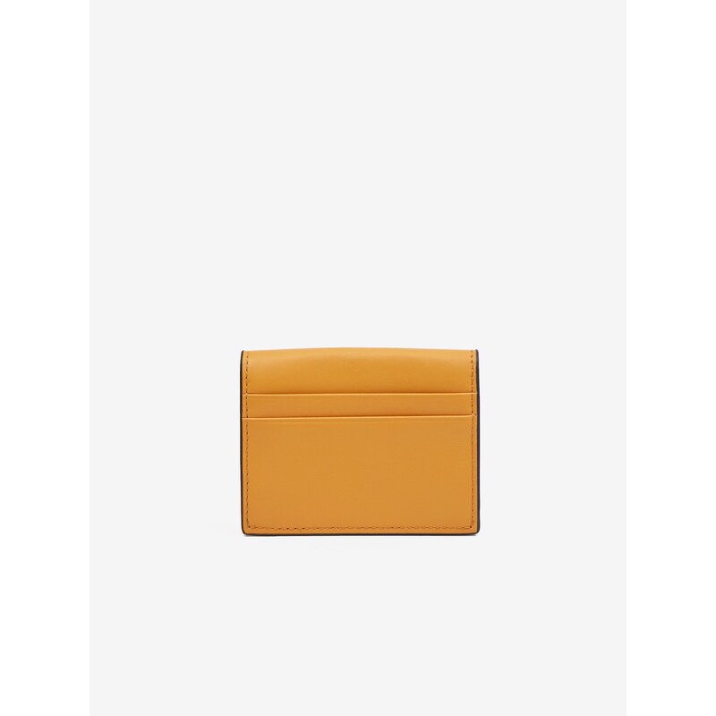 Oranžová dámská kožená peněženka Michael Kors - Dámské