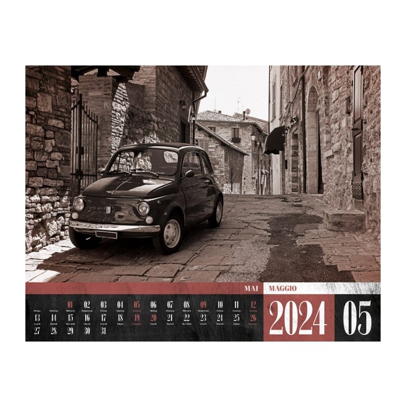 Ackermann Kunstverlag Nástěnný kalendář La Dolce Vita / La Dolce Vita - Italienische Lebensart Kalender 2024 24AC1058