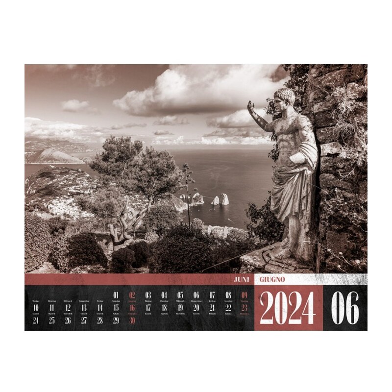 Ackermann Kunstverlag Nástěnný kalendář La Dolce Vita / La Dolce Vita - Italienische Lebensart Kalender 2024 24AC1058