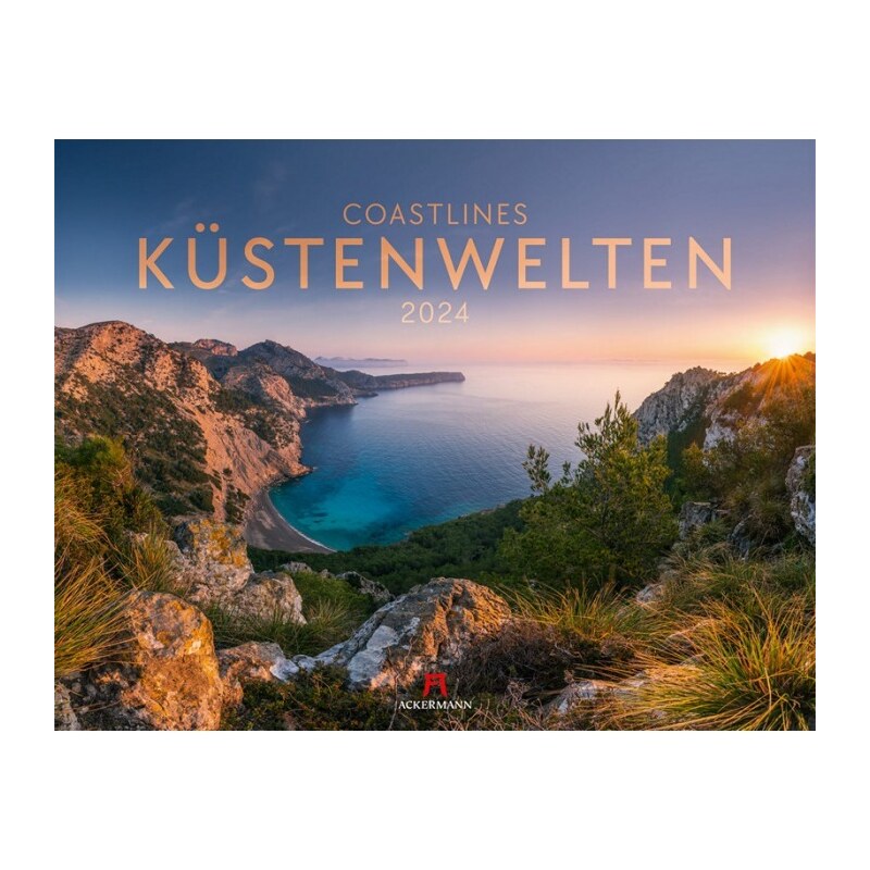 Ackermann Kunstverlag Nástěnný kalendář Pobřeží / Küstenwelten Kalender 2024 24AC2445