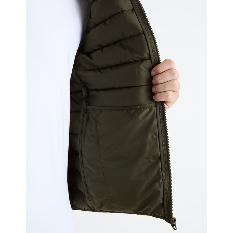 Celio Prošívaná bunda Fububble Khaki S