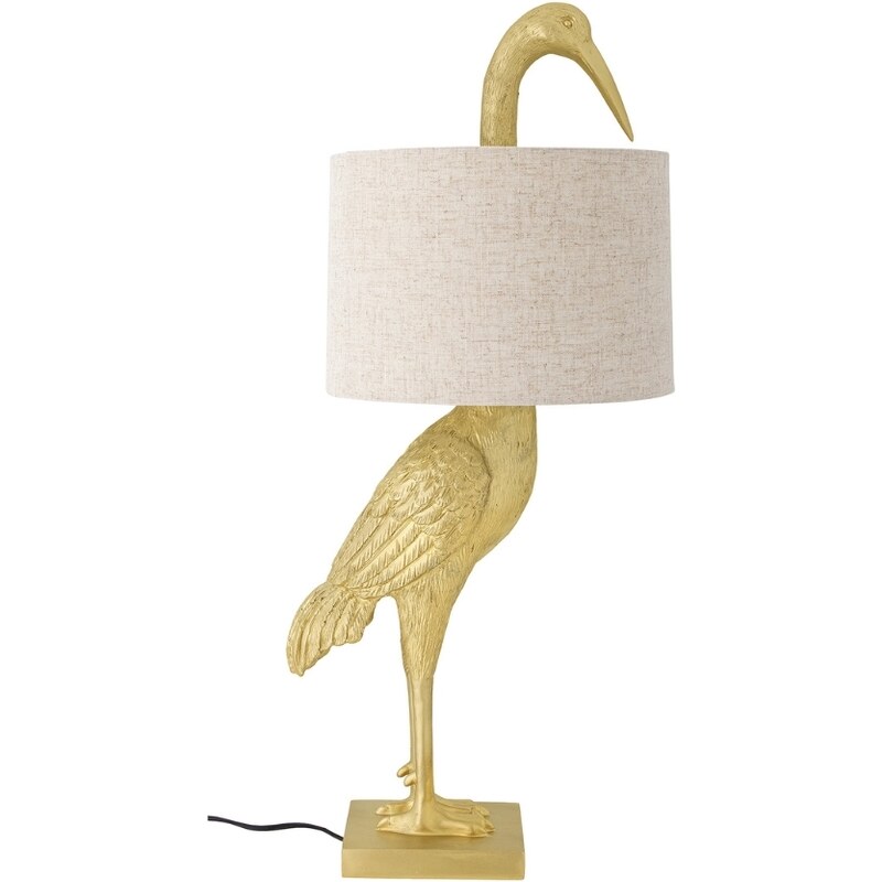 Zlatá stolní lampa Bloomingville Heron 73 cm