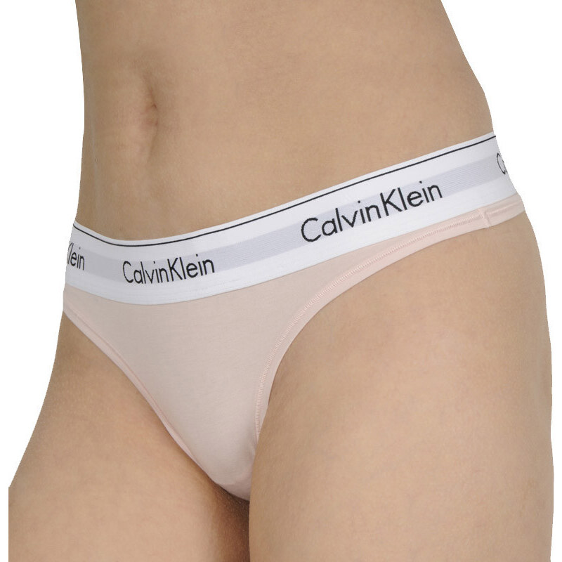 Dámská tanga Calvin Klein růžové (F3786E-2NT)
