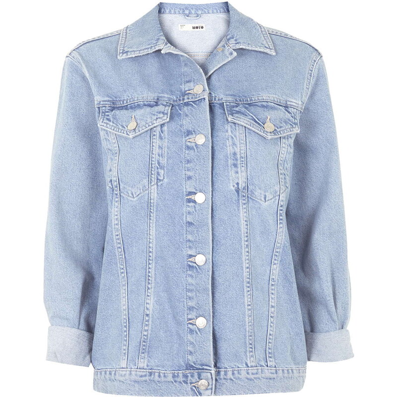 Topshop MOTO Oversized Western Jacket