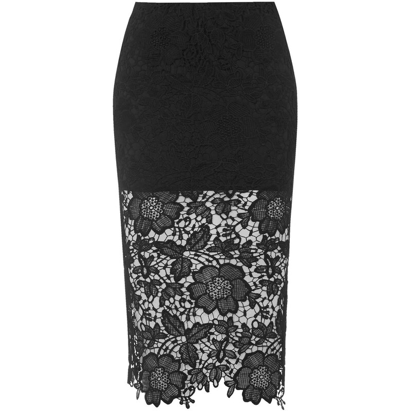 Topshop **Lace Pencil Skirt by WYLDR