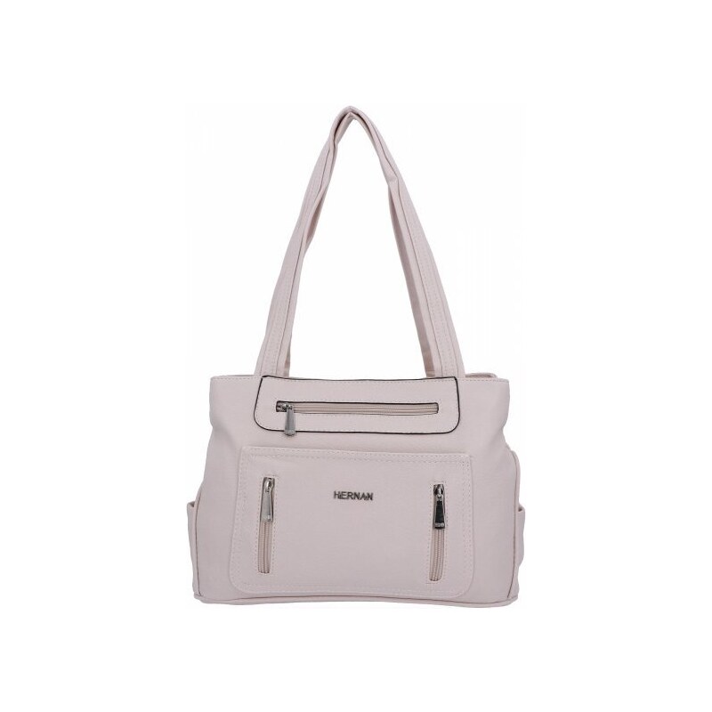 Dámská kabelka shopper bag Hernan béžová 3892 114499185