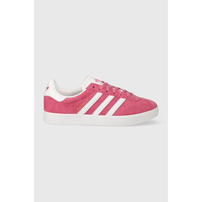 Semišové sneakers boty adidas Originals Gazelle 85 růžová barva, IG5004