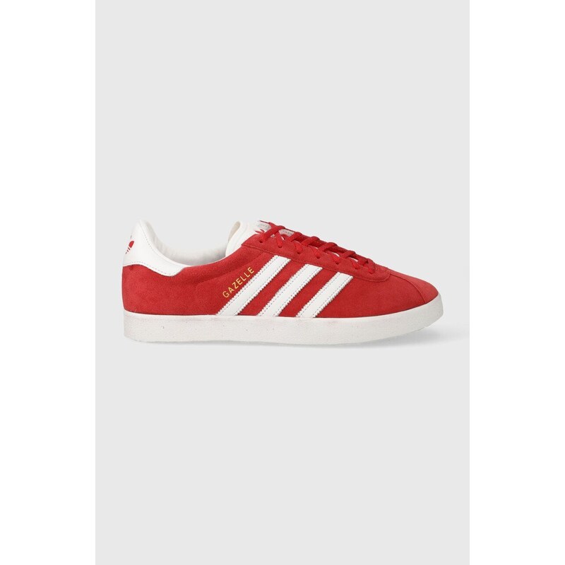 Kožené sneakers boty adidas Originals Gazelle 85 červená barva, IG0455