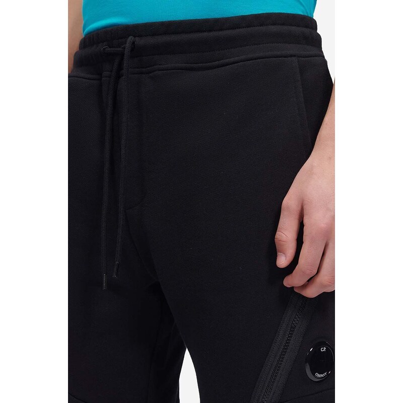 Bavlněné tepláky C.P. Company Jogging Pant černá barva, 14CMSP084A005086W999-BLACK