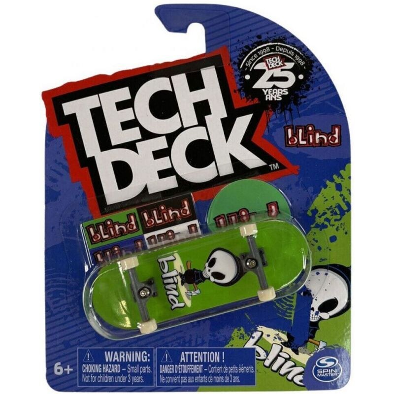 FINGERBOARD TECHDECK GREEN 25 YEARS - zelená