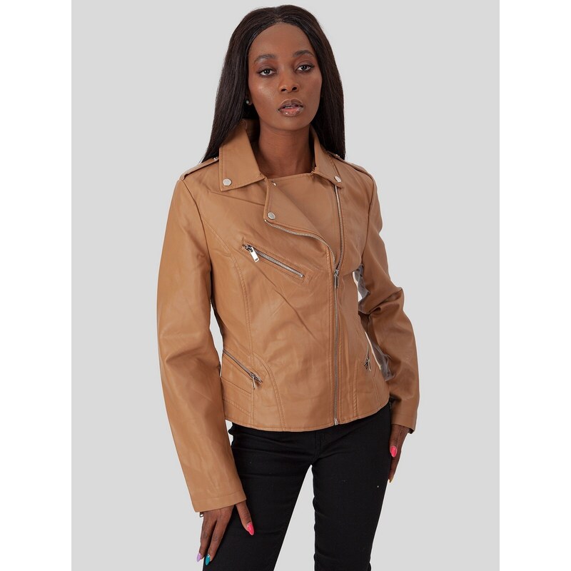 PERSO Womans Womens Ramones jacket with a zipper 114746301
