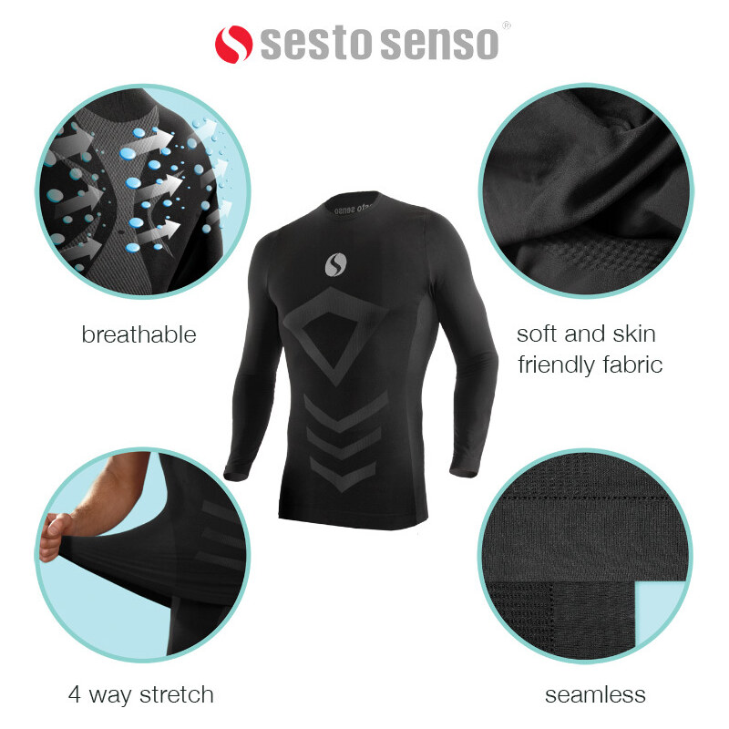 Sesto Senso Man's Thermo Top Short CL39