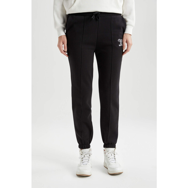 DEFACTO Standard Fit With Pockets Thick Sweatshirt Fabric Pants