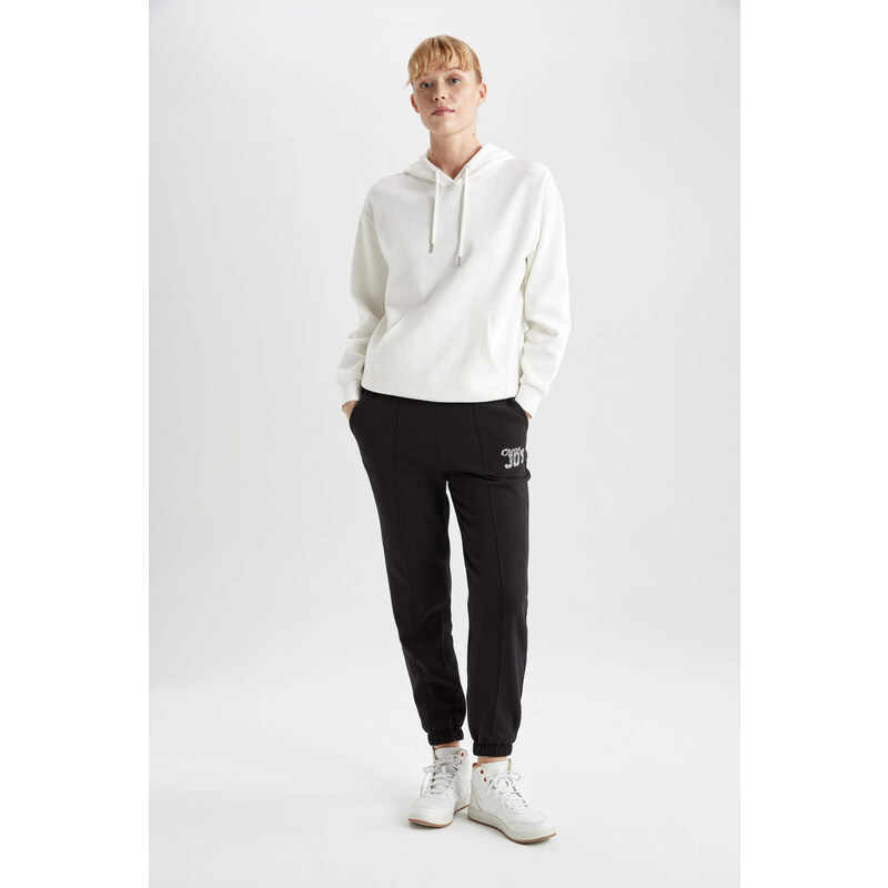 DEFACTO Standard Fit With Pockets Thick Sweatshirt Fabric Pants