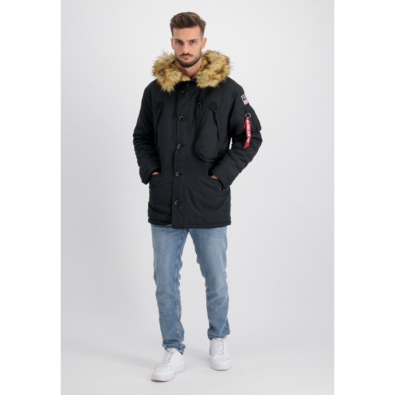 Alpha Industries Bunda POLAR JACKET black 66910614