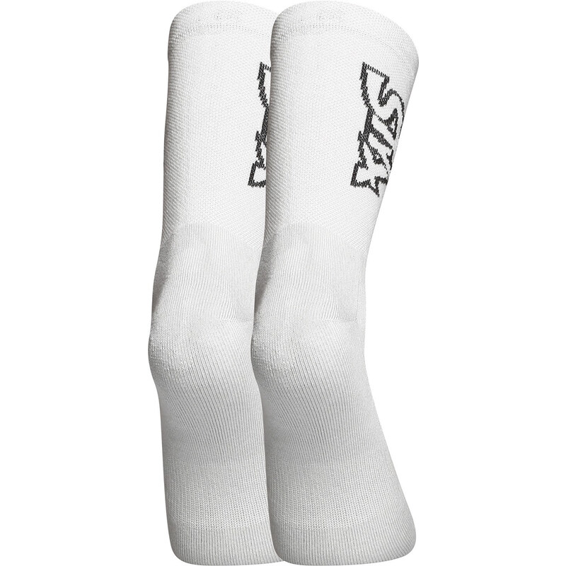Ponožky Styx vysoké šedé s černým logem (HV1062)