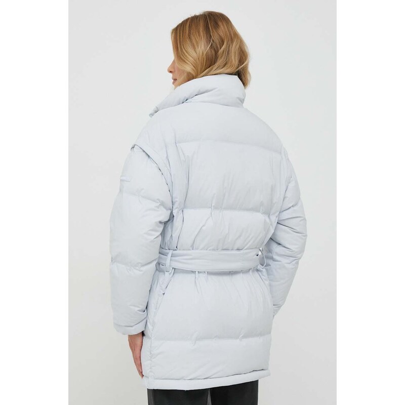 Péřová bunda Calvin Klein dámská, zimní, oversize