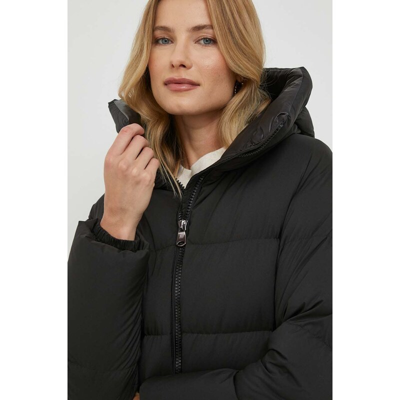 Péřová bunda Hetrego Sloan dámská, černá barva, zimní