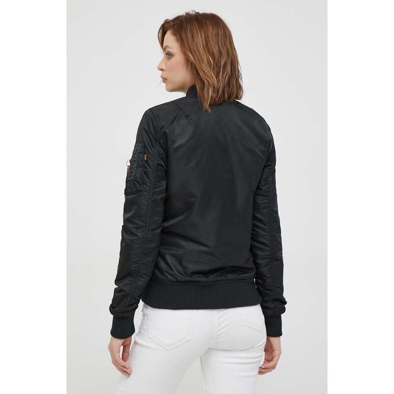 Bomber bunda Alpha Industries MA-1 VF 59 Wmn černá barva, přechodná