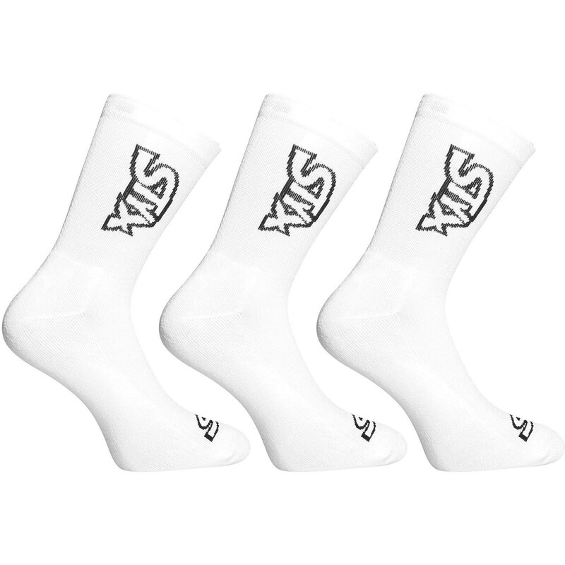 3PACK ponožky Styx vysoké bílé (3HV1061)