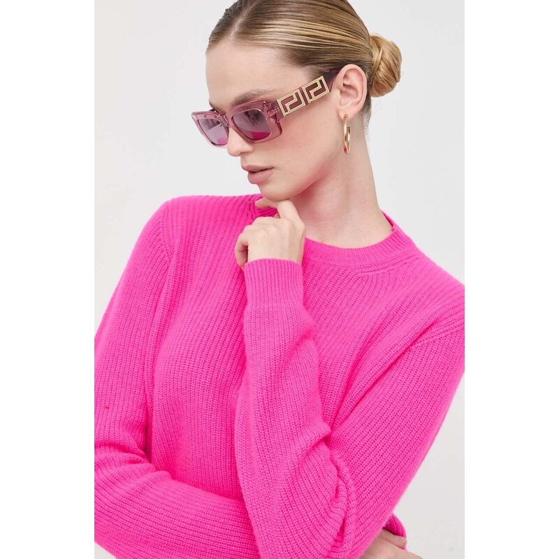 Vlněný svetr Pinko dámský, růžová barva, 102492.A1A7