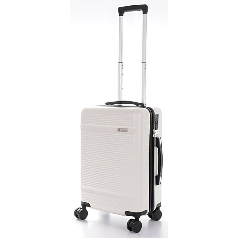 Palubní cestovní kufr T-class 2218, bílá, M, 40 l, 55 x 38 x 23 cm