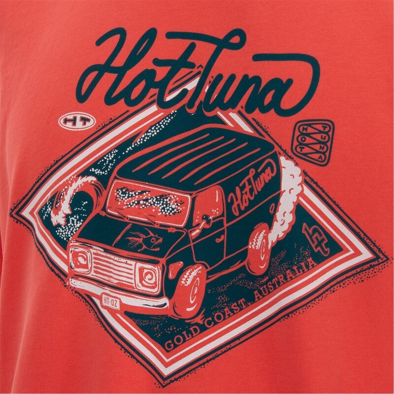 pánské tričko HOT TUNA - RED - 2XL