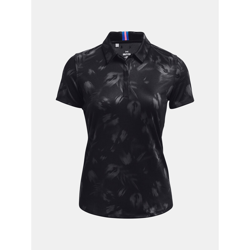 Under Armour Tričko UA Zinger Blur Polo-BLK - Dámské