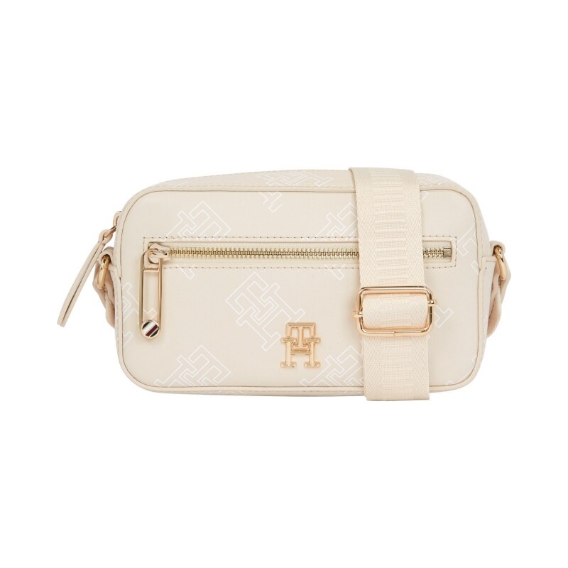 Tommy Hilfiger Iconic crossbody camera bag béžová