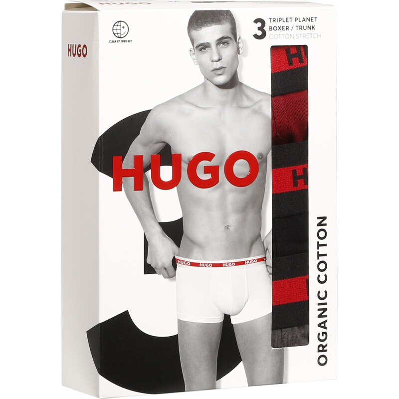 3PACK pánské boxerky HUGO vícebarevné (50503083 024)