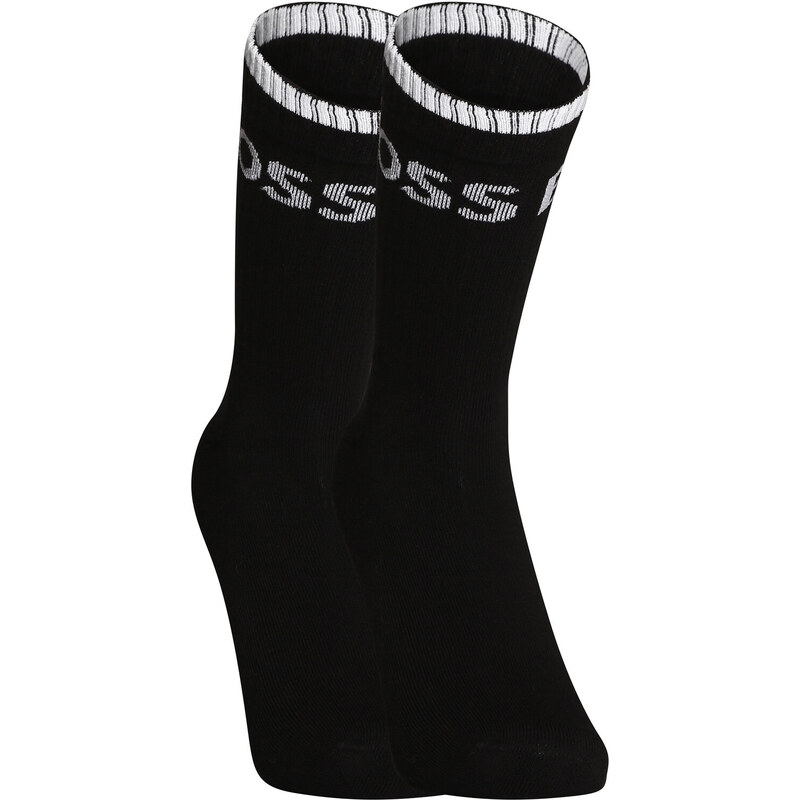 6PACK ponožky BOSS vysoké černé (50510168 001)