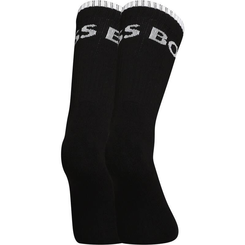 6PACK ponožky Hugo Boss vysoké černé
