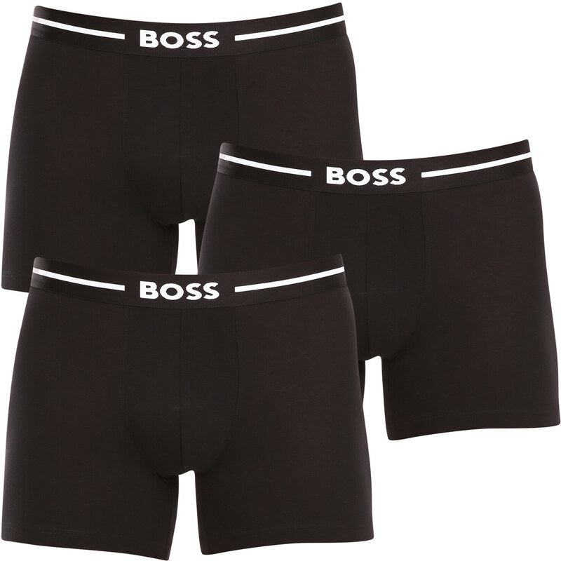 3PACK pánské boxerky BOSS černé (50510698 001)