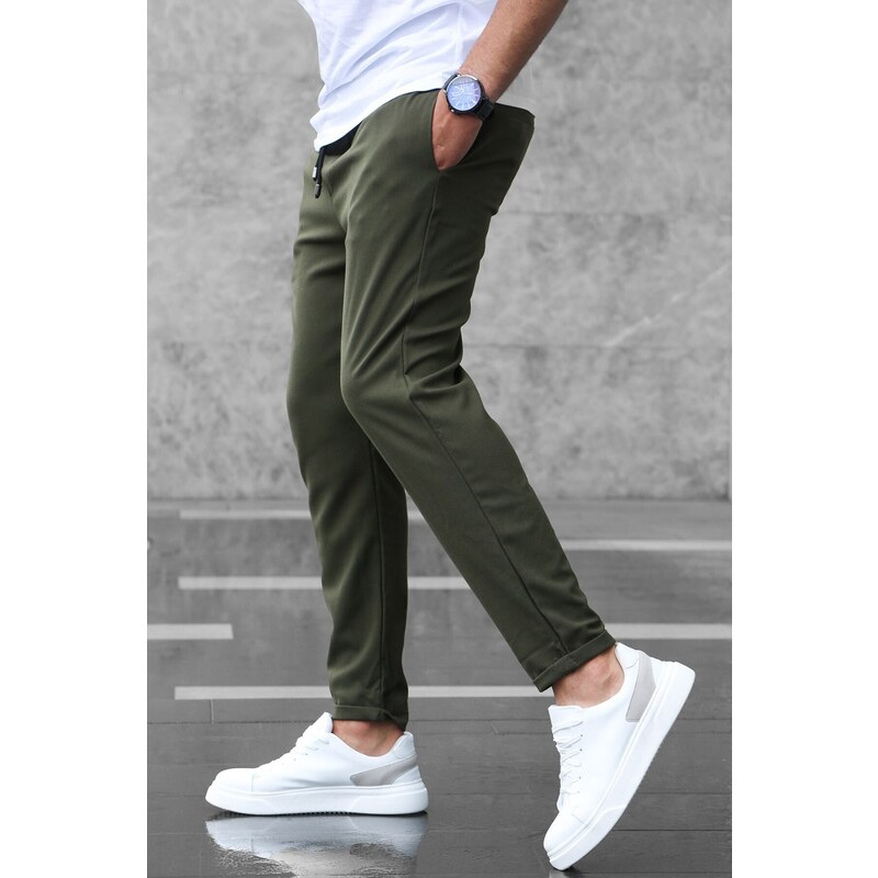 Madmext Khaki Jogger Trousers 4242