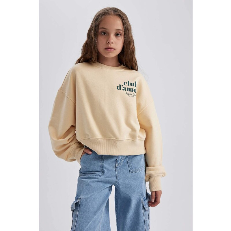 DEFACTO Oversize Fit Sweatshirt