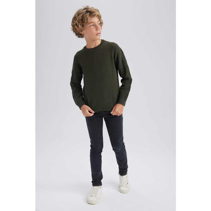 DEFACTO Boy Regular Fit Crew Neck Pullover