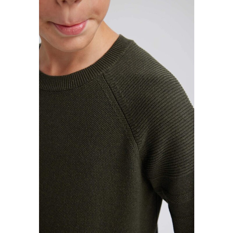 DEFACTO Boy Regular Fit Crew Neck Pullover