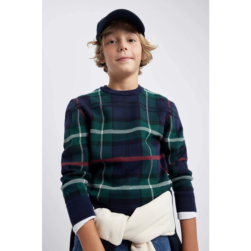 DEFACTO Boy Regular Fit Crew Neck Pullover