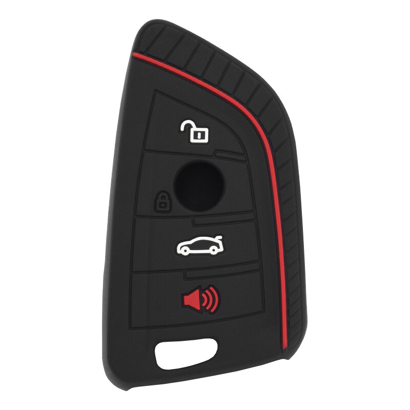 Techsuit Techsuit – Pouzdro na klíče od auta – BMW 1, 2, 3, 4, 5, 6, 7, M2, M3, M4 Series – Černá pro -1 -1 černá