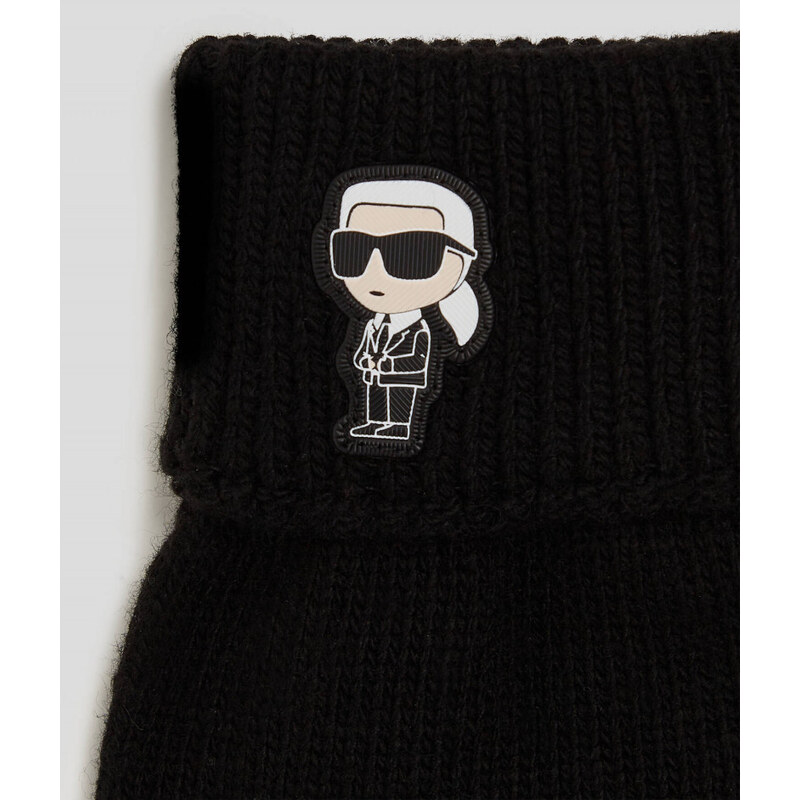 RUKAVICE KARL LAGERFELD K/IKONIK 2.0 KNIT FF GLOVE