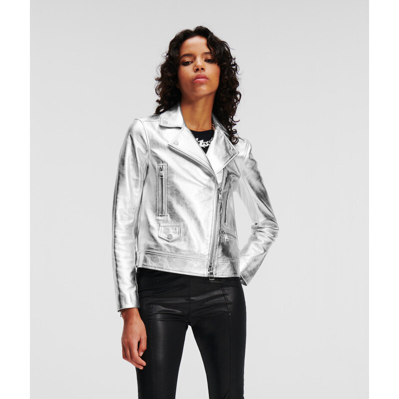 BUNDA KARL LAGERFELD LEATHER BIKER JACKET