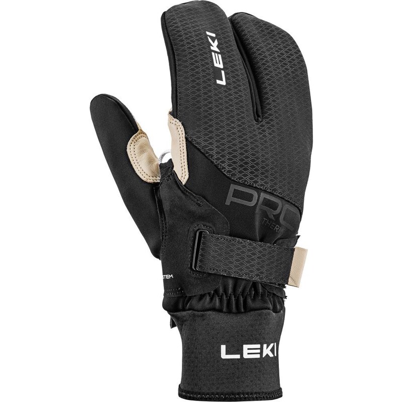 Rukavice Leki PRC Premium ThermoPlus Shark Lobster black-sand