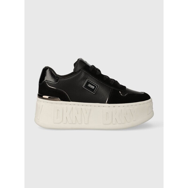 Sneakers boty Dkny Lowen černá barva, K3361202