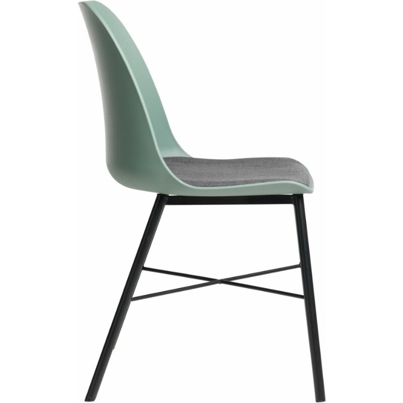 Zelená plastová jídelní židle Unique Furniture Whistler