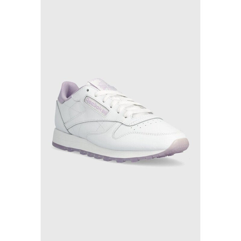Kožené sneakers boty Reebok Classic CLASSIC LEATHER bílá barva