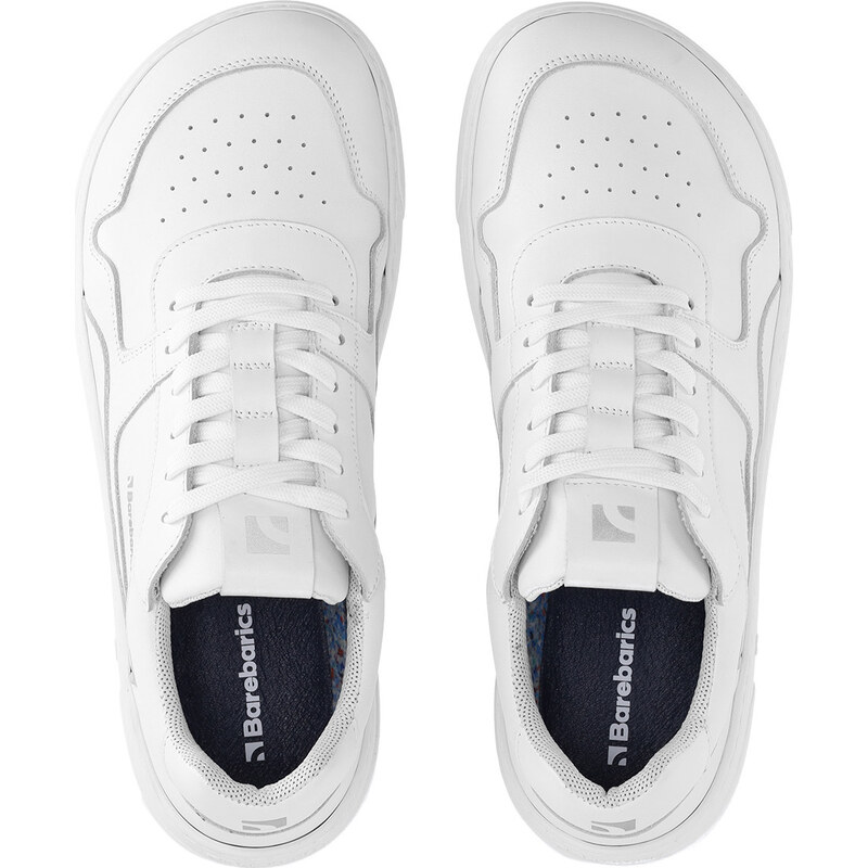 Barefoot tenisky Barebarics Zing - All White - Leather