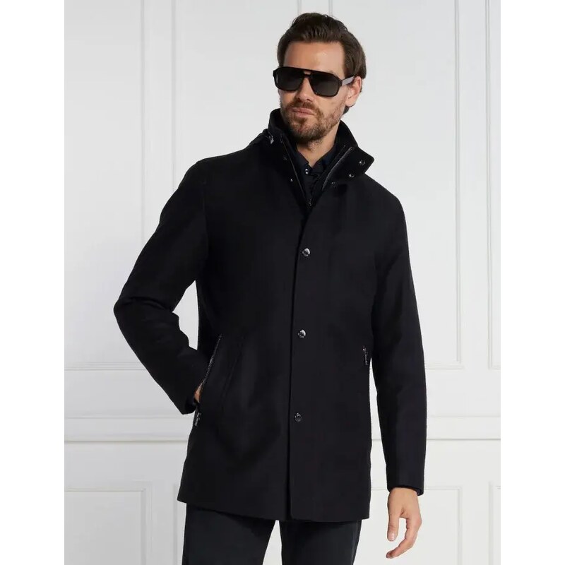 BOSS BLACK Vlněný kabát H-Camron-234