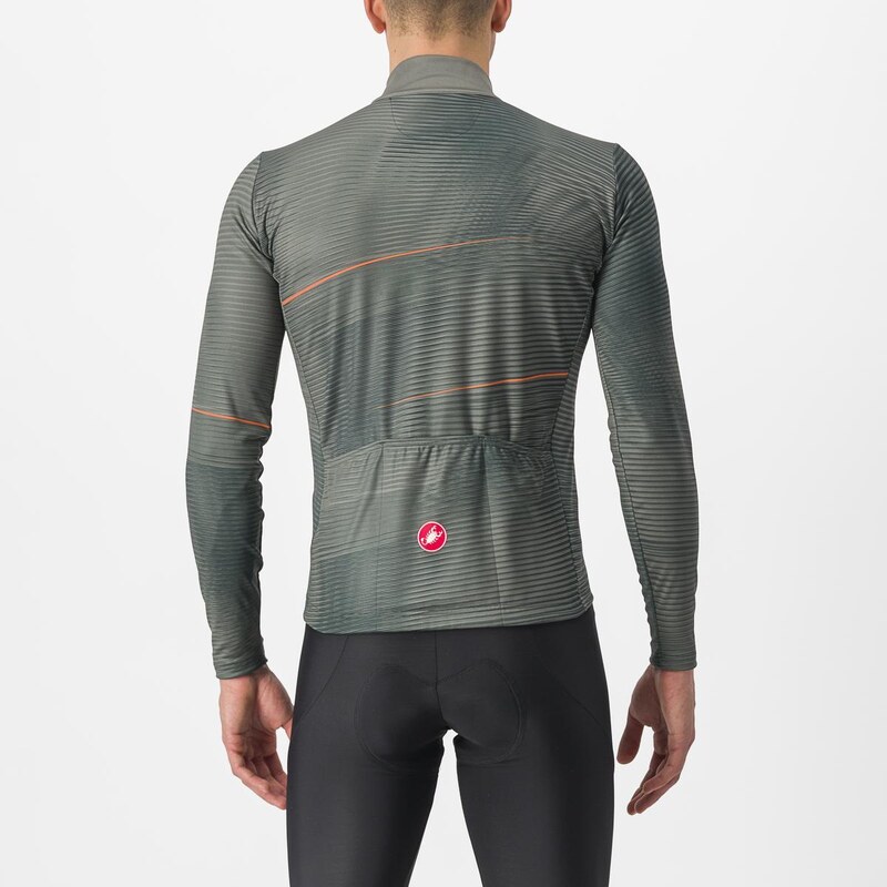 Castelli - zateplený dres raffica jersey rover green