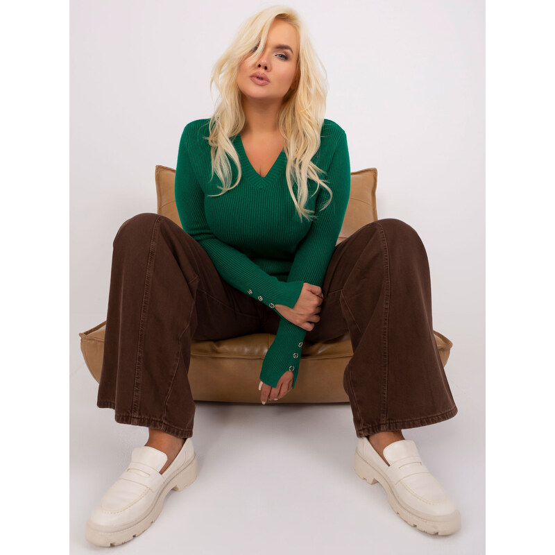P-M Sweater-PM-SW-PM-3770.30-dark green 107005504