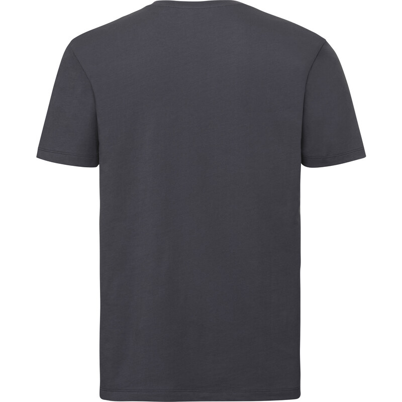 Dark Grey Men's T-shirt Pure Organic Russell